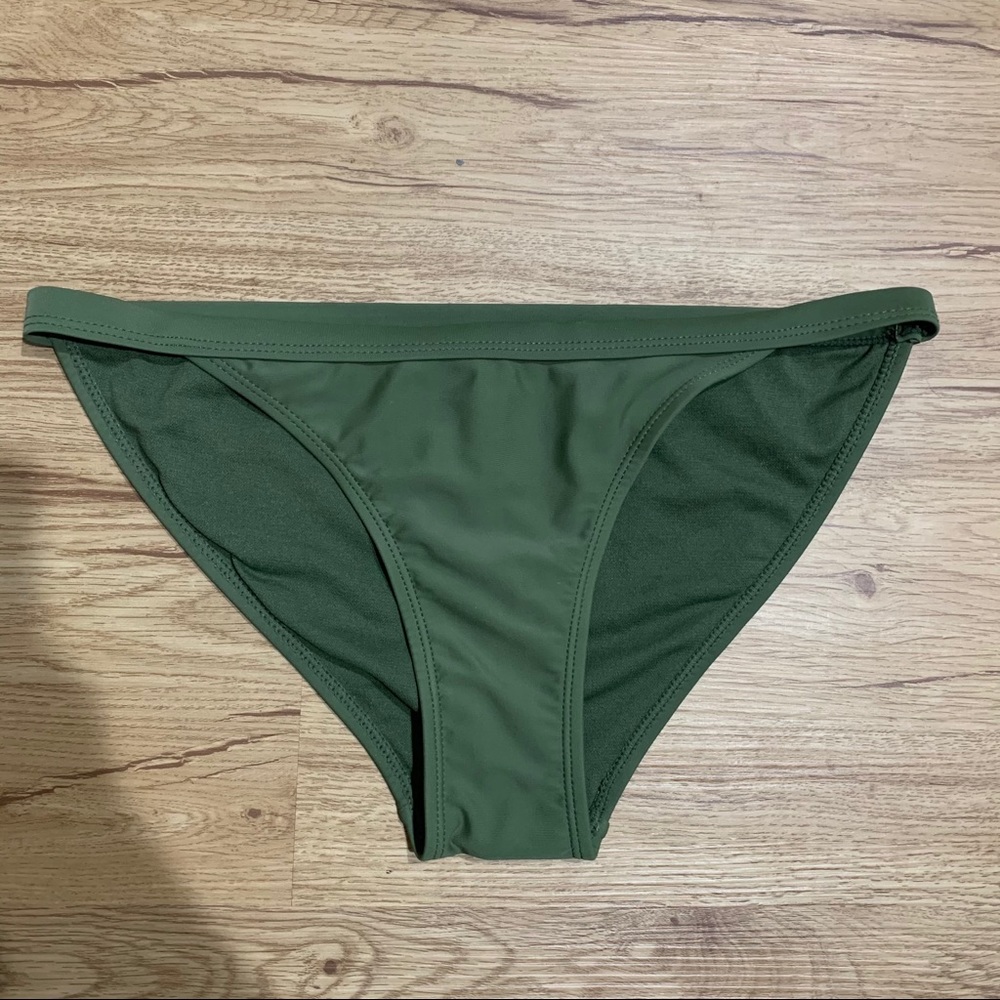 S Olive Green Bathing Suit Bottoms